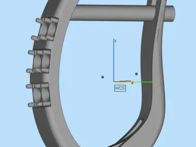 drops watch with two buttons 3D print model
