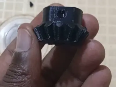 straight bevel gear  3D print model