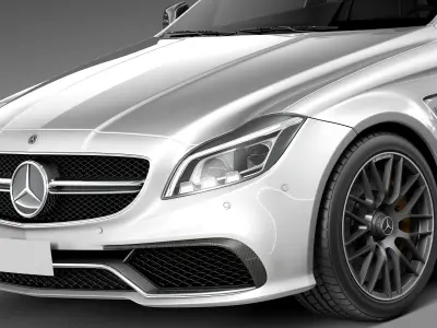 Mercedes-Benz CLS63 AMG 2015 3D model