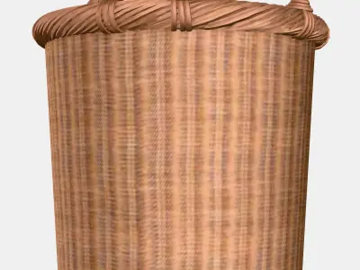 KAKTUSFIKON Plant pot Low-poly 3D model