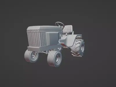 3d Printable John Deere 430 Lawn Tractor 3D print model