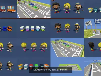 Lowpoly cartoony pack