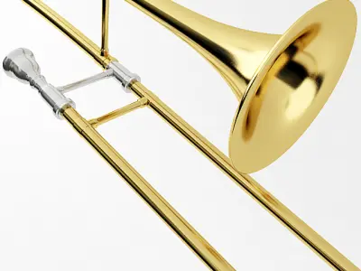 Trombone 3D model