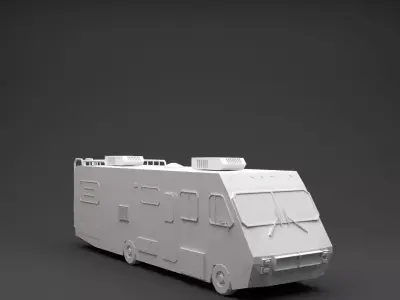 Breaking Bad  Fletwood Rv 1986 3D model
