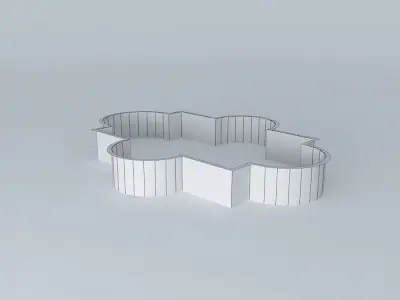 Pool Etec Cotia Free 3D model