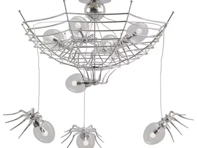 divinare-1308-02-pl-8 spider chandelier 3D model