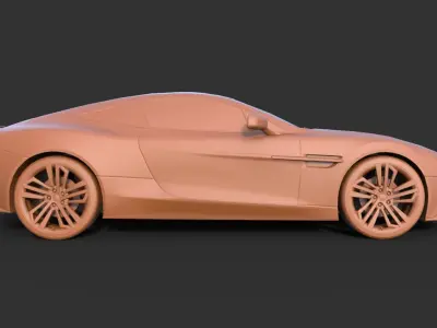 Aston Martin Vanquish 2013 3D print model