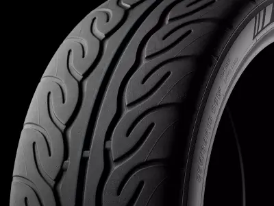 Yokohama Advan Neova AD08 - Semi Slick Car Tire 3D model