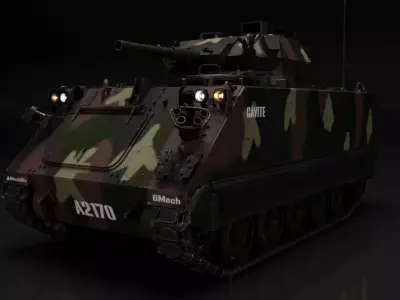 M113A2 Fire Support Vehicle 3D model