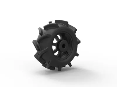 Offroad wheel 15 3D print model