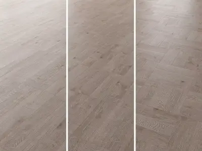 Parquet Oak Nordic NEW WWL set 3 3D model
