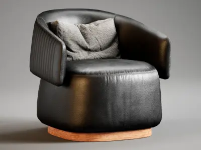 Low POLY Armchair Collections for Unreal Engine 4 Low-poly 3D model