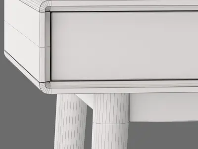 La Redoute Interieurs Jimi 1 Drawer Desk 3D model