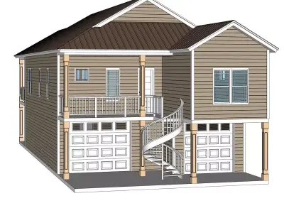 Beach House 29 -Archimple LLC 3D model