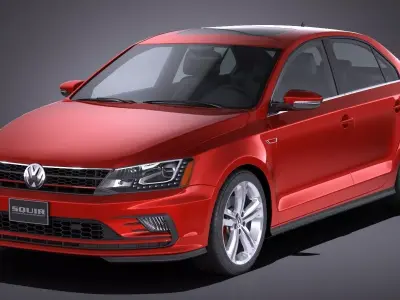 Volkswagen Jetta GLI 2017 3D model