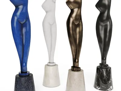 Archipenko Alexander Torso Sculpture 3D model