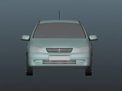Opel Holden Chevrolet Vauxhall Astra G 1998 to 2004 Low-poly 3D model