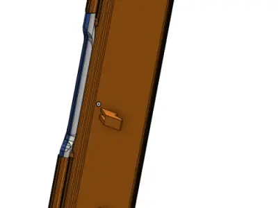 Mitzubishi lancer Dachschienenabdeckung 3D print model