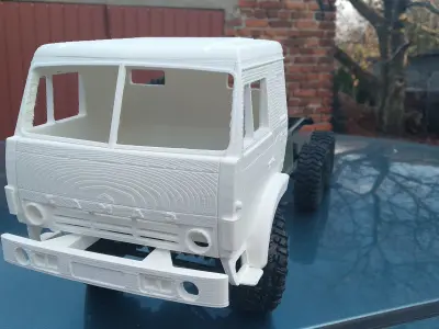 Alternative WPL B24-B36 chassis KAMAZ 5350 3D print model 3D print model