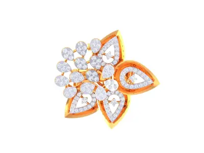 Diamond Ring 3D print model 10