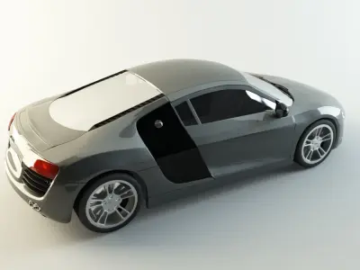 audi r8 3D model