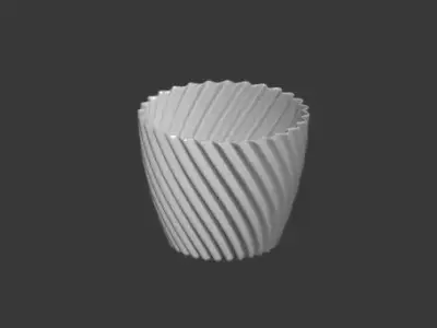 Decorative vase  Free 3D model