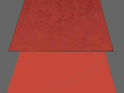 CALDERA HAND-KNOTTED WOOL RUG Low poly Low-poly 3D model