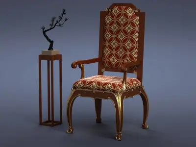 cabinet cabinet wardrobe sofa bed table bookshelve 3D model