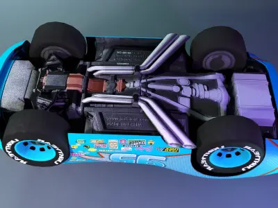Dinoco Mcqueen 3D model