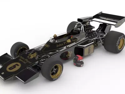 Lotus 72 Formula-1 3D model