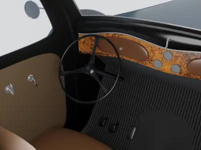 Dodge Sedan Police model 3D model