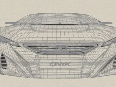 Peugeot Onyx Concept - IGES model 3D model