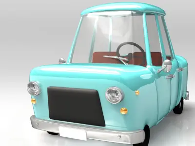 Car vintage-cartoon   3D model
