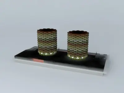 The Twin Pines 4 3D model