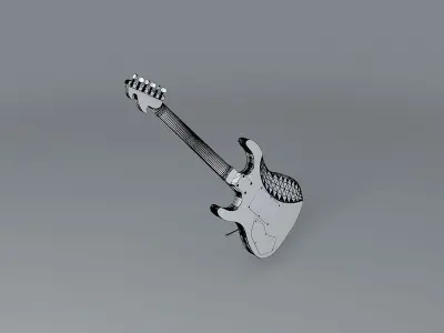 Jason Beckers signature guitar Free 3D model
