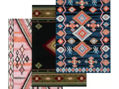 Rug Set 1222 3D model