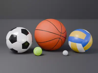 Balls Pack  3D model
