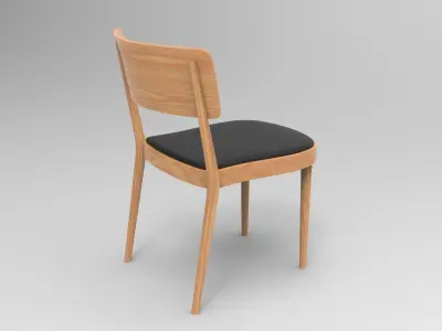 Paki Chair Low-poly 3D model