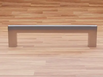 Modern Realistic Metal Drawer Furniture Handle Free 3D model