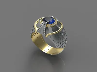 MAN RING N - 231 3D print model