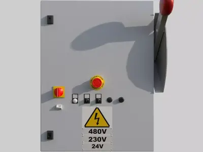 Power Box Low-poly 3D model