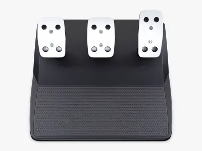 Game Simulator Car Pedals M 1 3D model