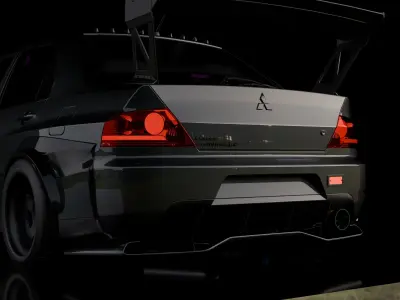 Mitsubishi Lancer Evolution IX 3D model