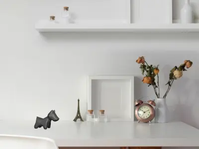 A Lowpoly Dog for decoration 3D print model