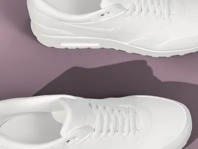 Nike sneakers shoes high poly 3D model