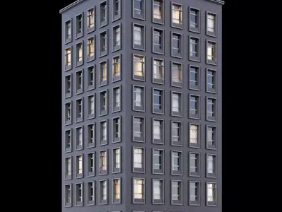 Modern building 2 3D model