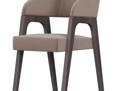 Stul Bern deep House premium 3d model Low-poly 3D model