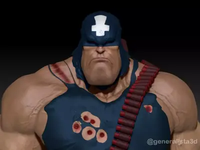 El Cazador  PBR 3D model