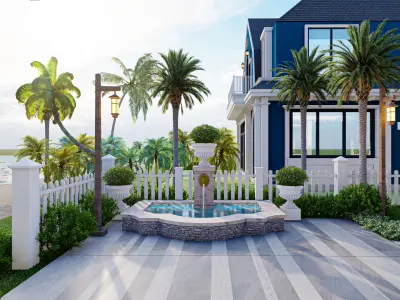 Ho Tram Villa Garden 3D model