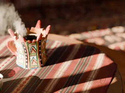 Omani traditional clay incense burner photogrammetry - Low 3D model